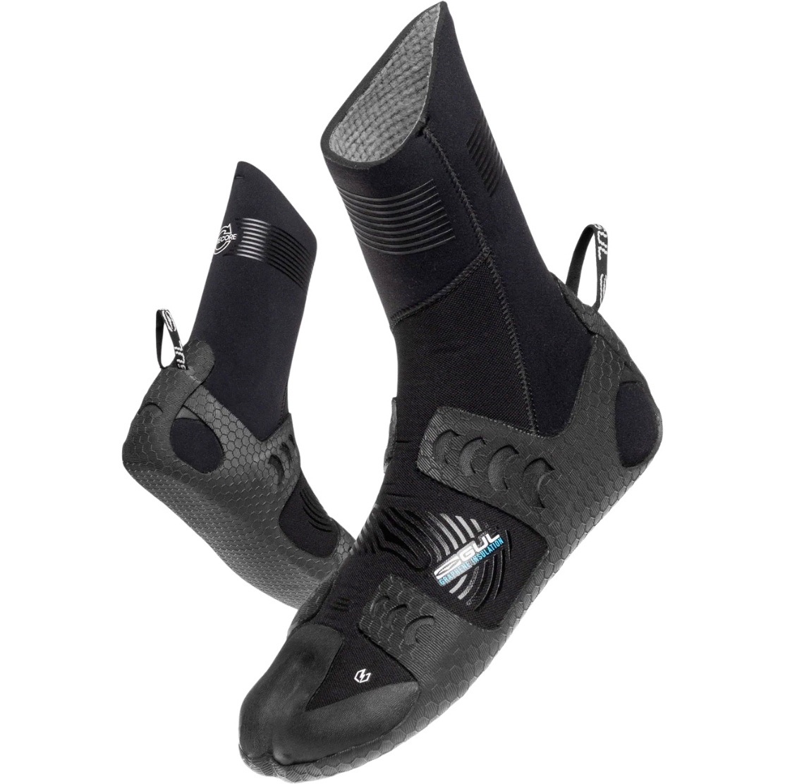 Bottes De Sécurité Yulex à Orteils Séparés Internes Gul Flexor 6/5/4mm BO1300 - Recore Black